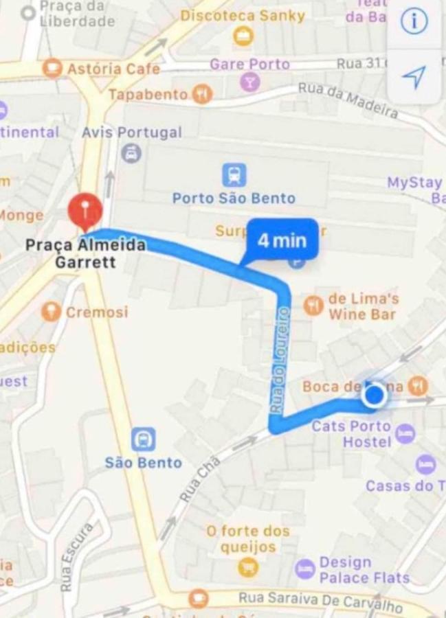 National Theatre Flat Apartment Porto Luaran gambar